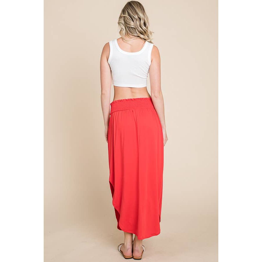 Maxi Skirt-Red