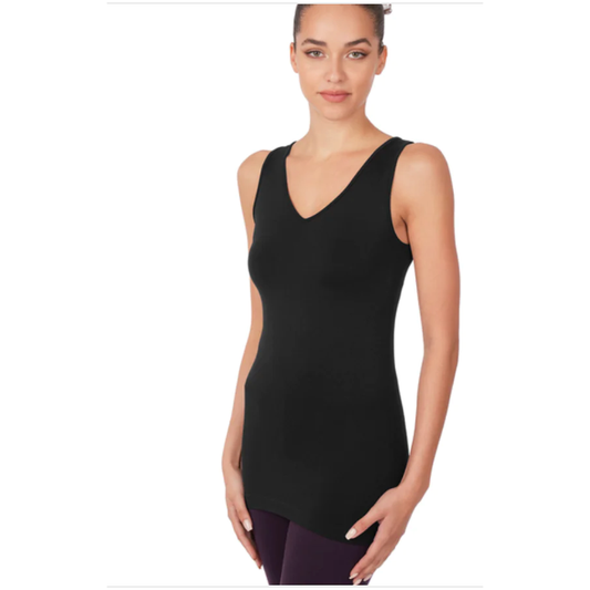 The Perfect Stretchy  Tank-Black