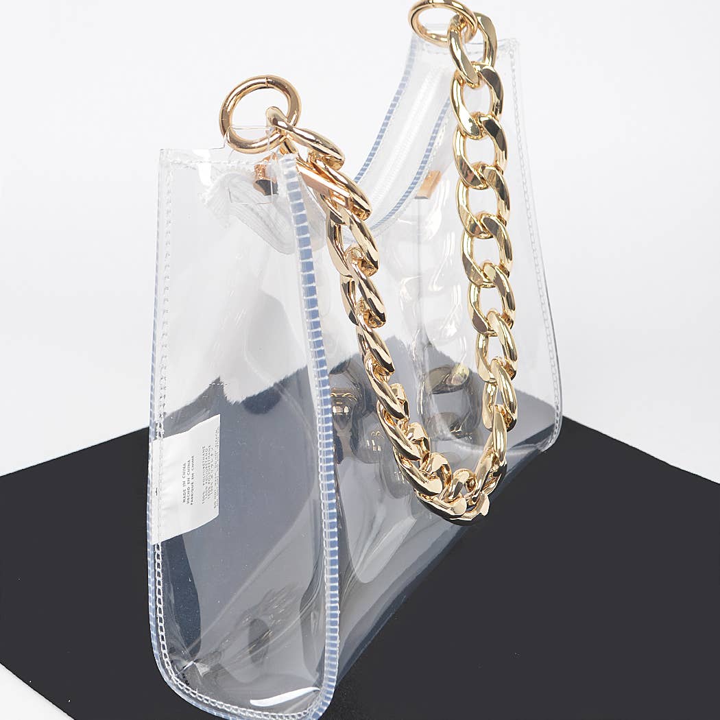 Transparent Big Chain Bag