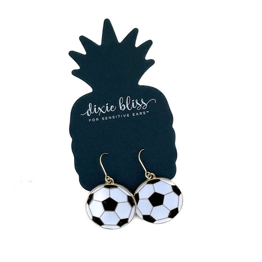 Soccer Charm Earrings