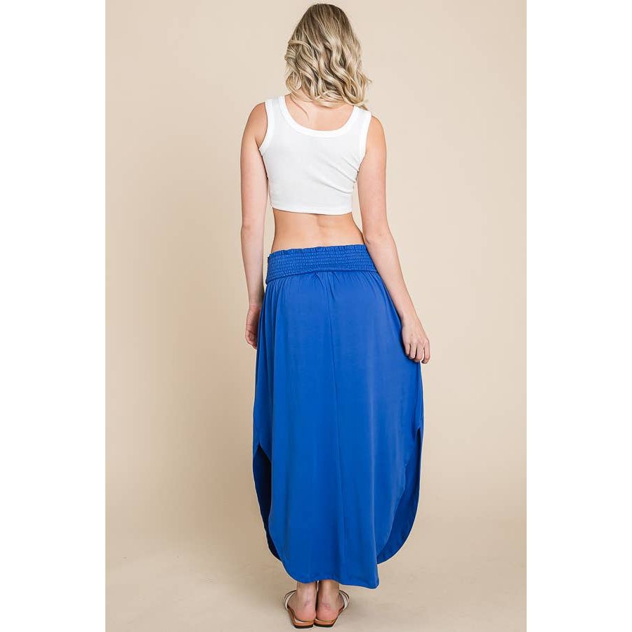 Maxi Skirt-Cobalt Blue