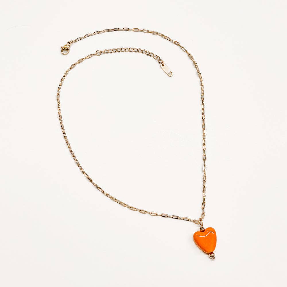 Love Actually Ceramic Pendant Necklace