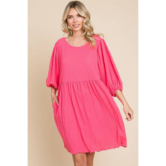 Pink Lemonade Babydoll Dress